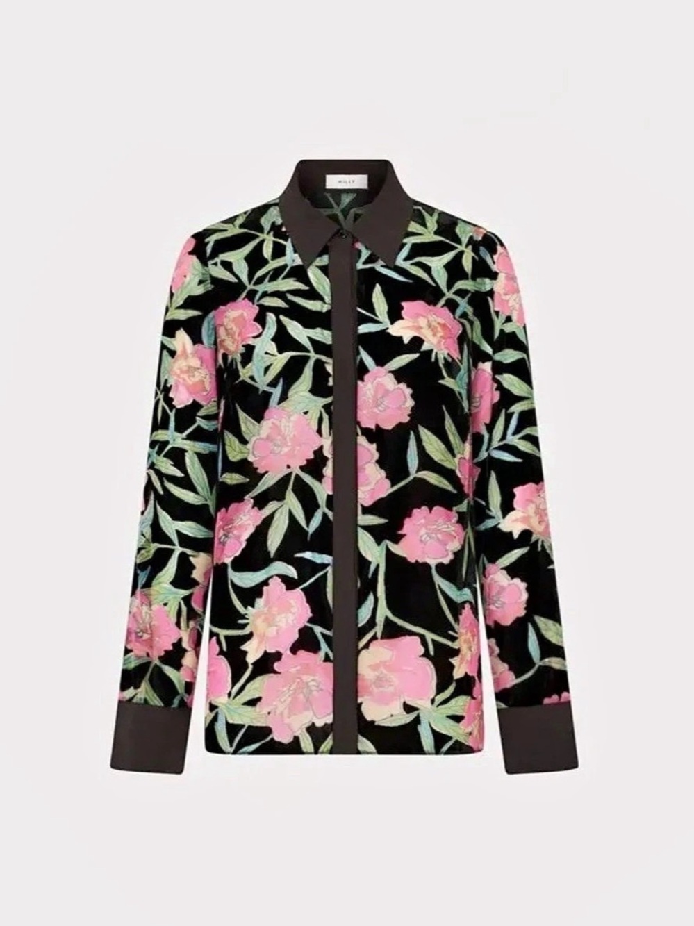 MILLY BURNOUT VELVET TOP********SIZE: P